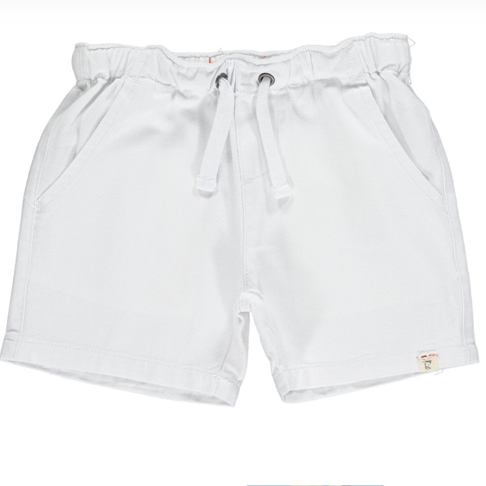 NWT Me & Henry White Shorts 3-6 mo